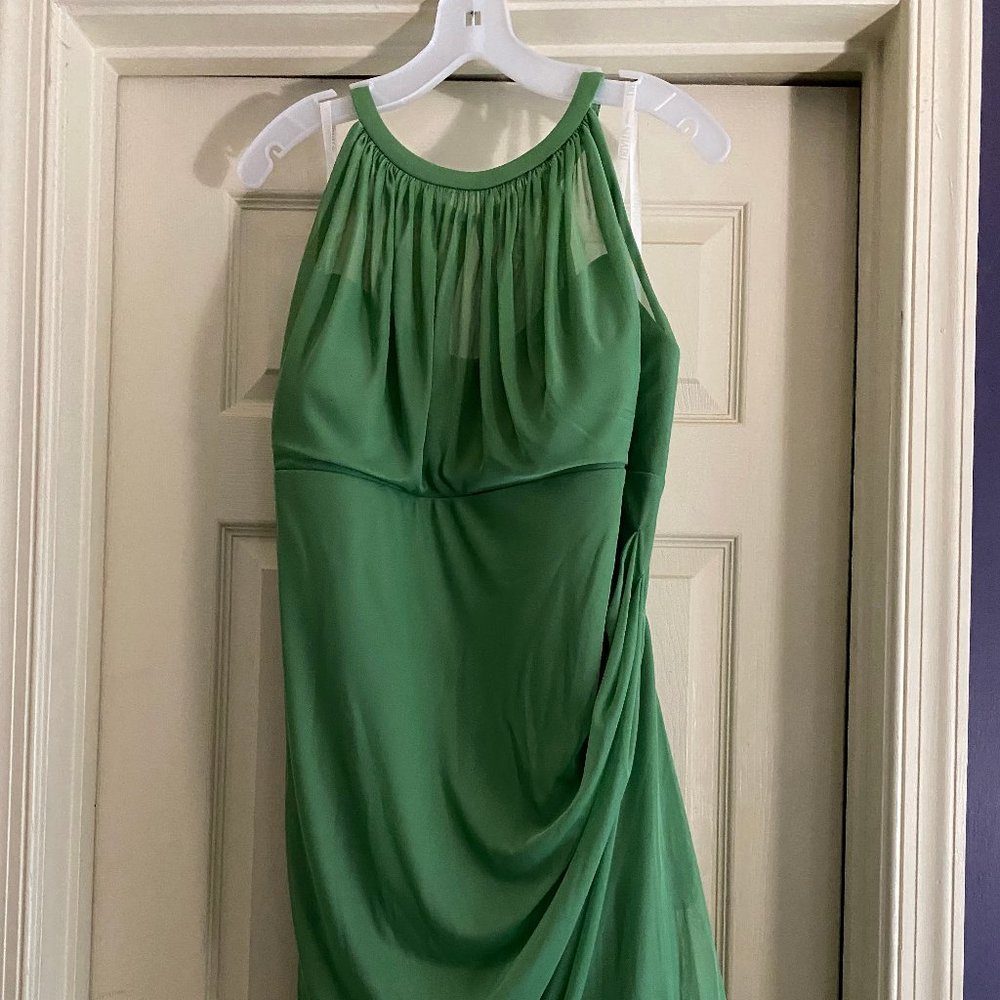 David's Bridal Clover Chiffon Bridesmaid's Dress - Picture 1 of 5